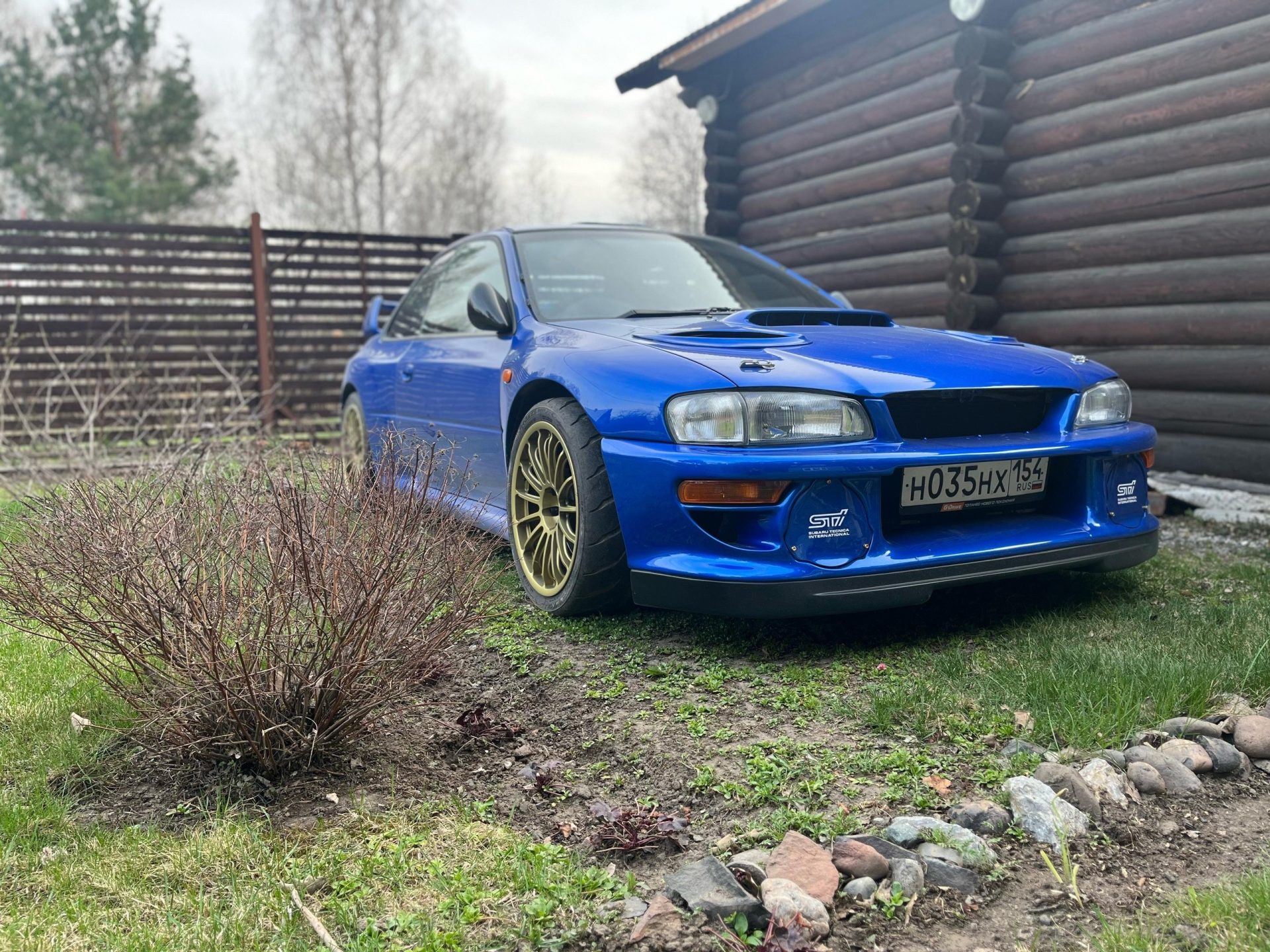 FRONT LIP GUARD STYLE S6/P2000 FOR WRC BUMPER FOR SUBARU IMPREZA