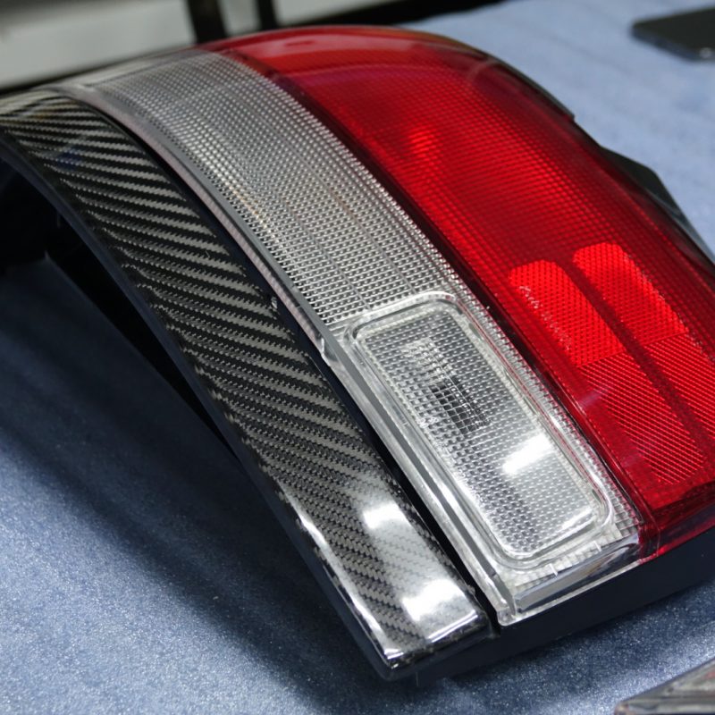 Carbon Tail lights trim GC8