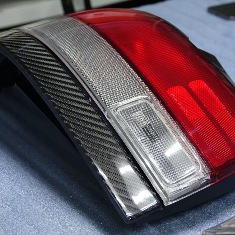 Carbon Tail lights trim FOR SUBARU IMPREZA GC8