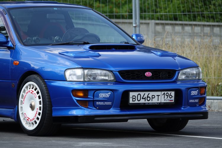 Front Lip Spoiler Style WRC P2000 for STI bumper ver. 5-6