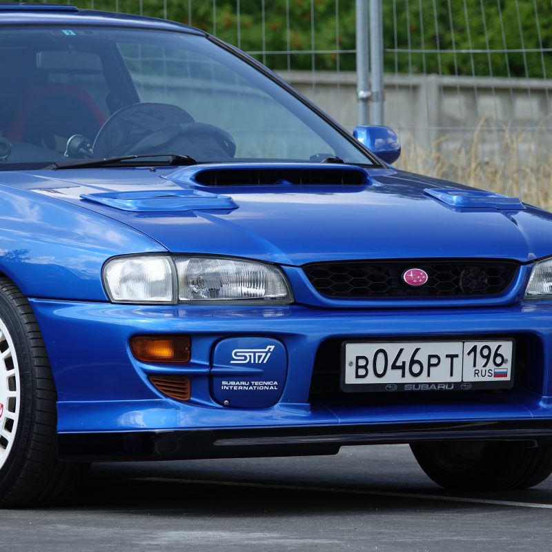 Front Lip Spoiler Style WRC P2000 for STI bumper ver. 5-6