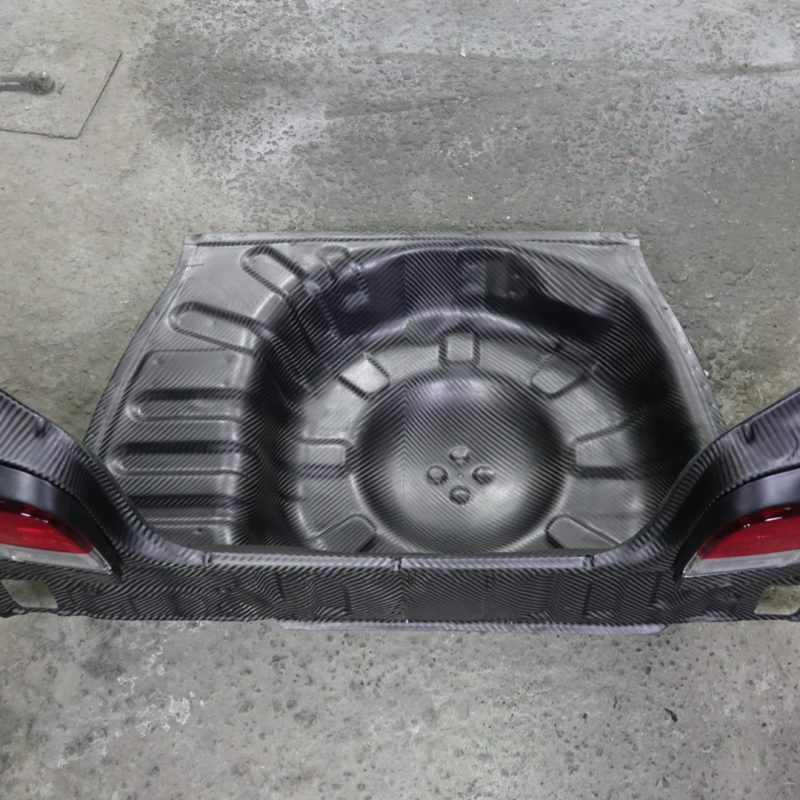 Carbon spare wheel floor panel FOR SUBARU IMPREZA GC8