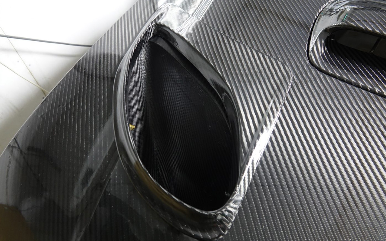 CARBON HOOD VENTS WRC S6/P2000 FOR SUBARU IMPREZA GC8 - ANTONENKO555
