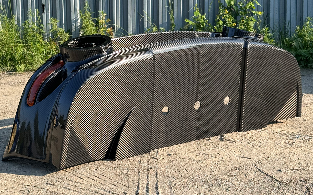 CARBON FRONT LIP GUARD (TARMAC SPEC) WRC S6/P2000 FOR SUBARU