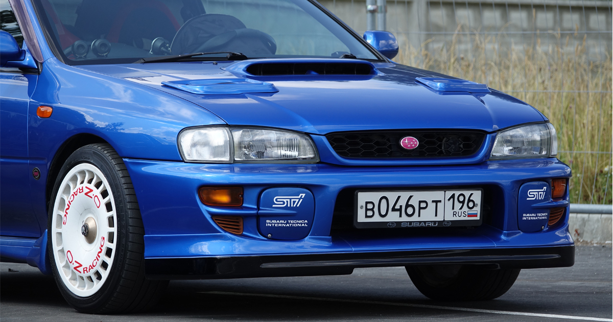 FRONT LIP SPOILER STYLE WRC P2000 FOR STI BUMPER VER. 5-6