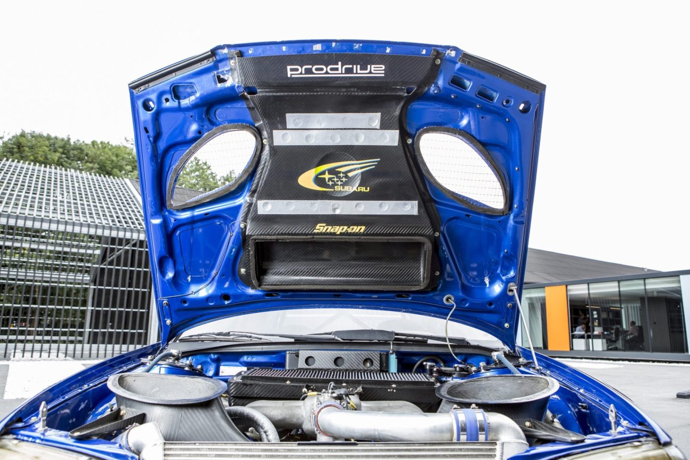 CARBON AIR DUCT WRC S6/P2000 FOR HOOD FOR SUBARU IMPREZA GC8 - ANTONENKO555