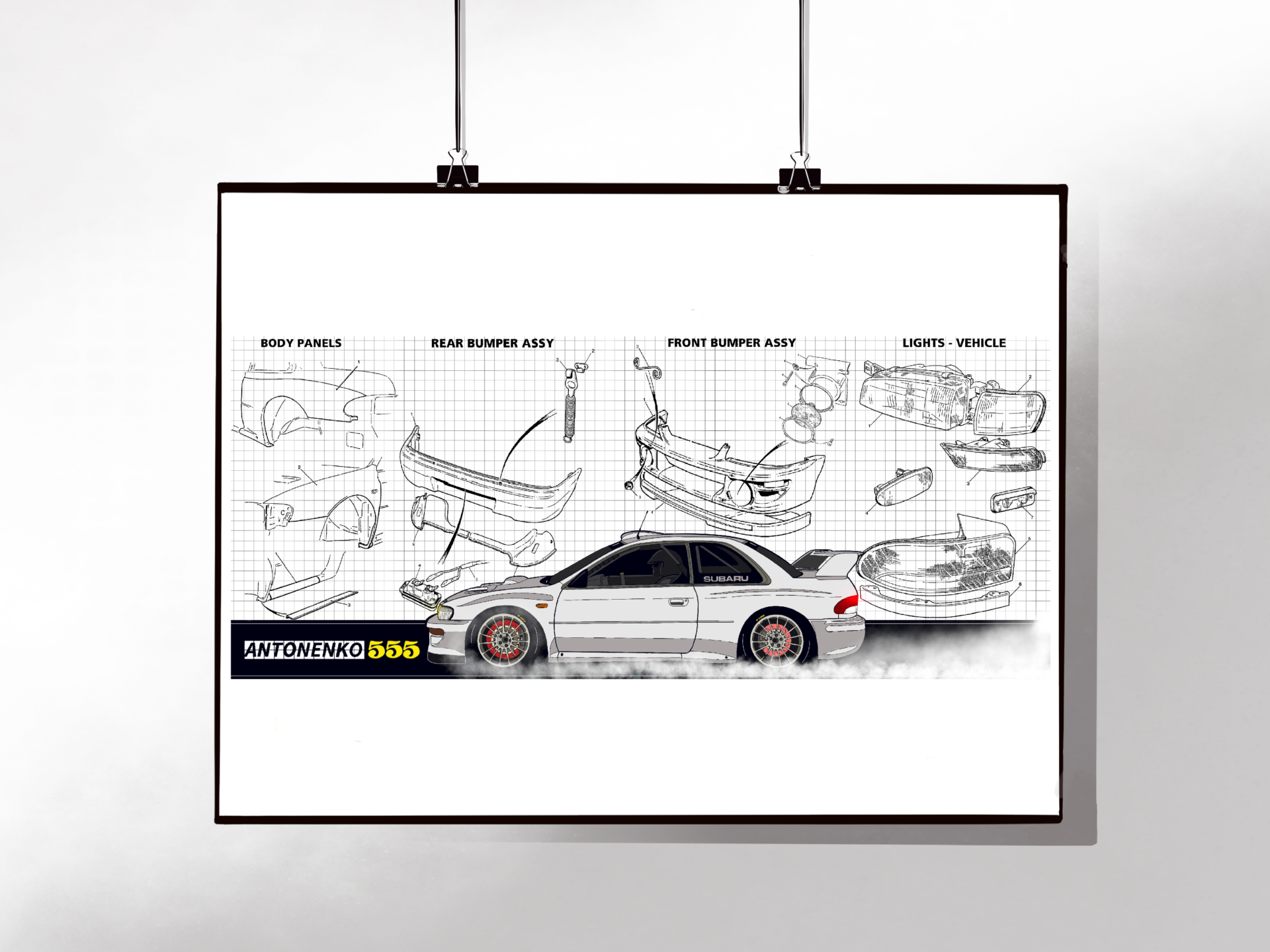 BODY PARTS WRC S6 - ANTONENKO555